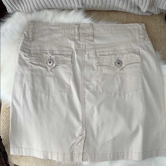 🌺4 Pocket Khaki Skirt Size 12 - Picture 4 of 6